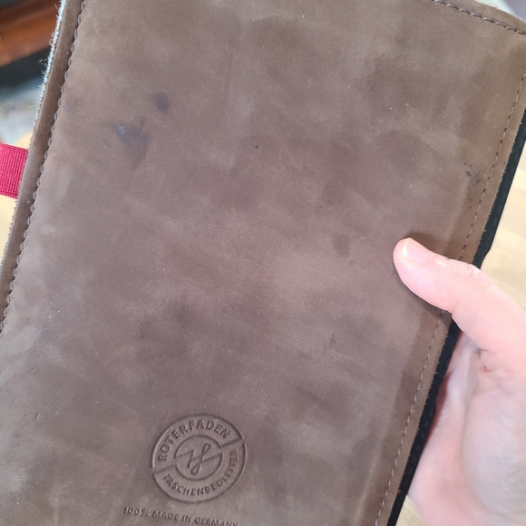 Roterfaden M A5 Travelers Notebook Leather Cover Taschenbegleiter - Picture 4 of 15